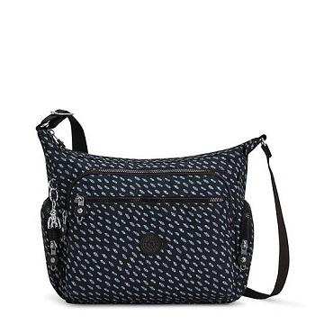 Kipling Gabbie Printed Crossbody Taske Sort | DK 1161UZ